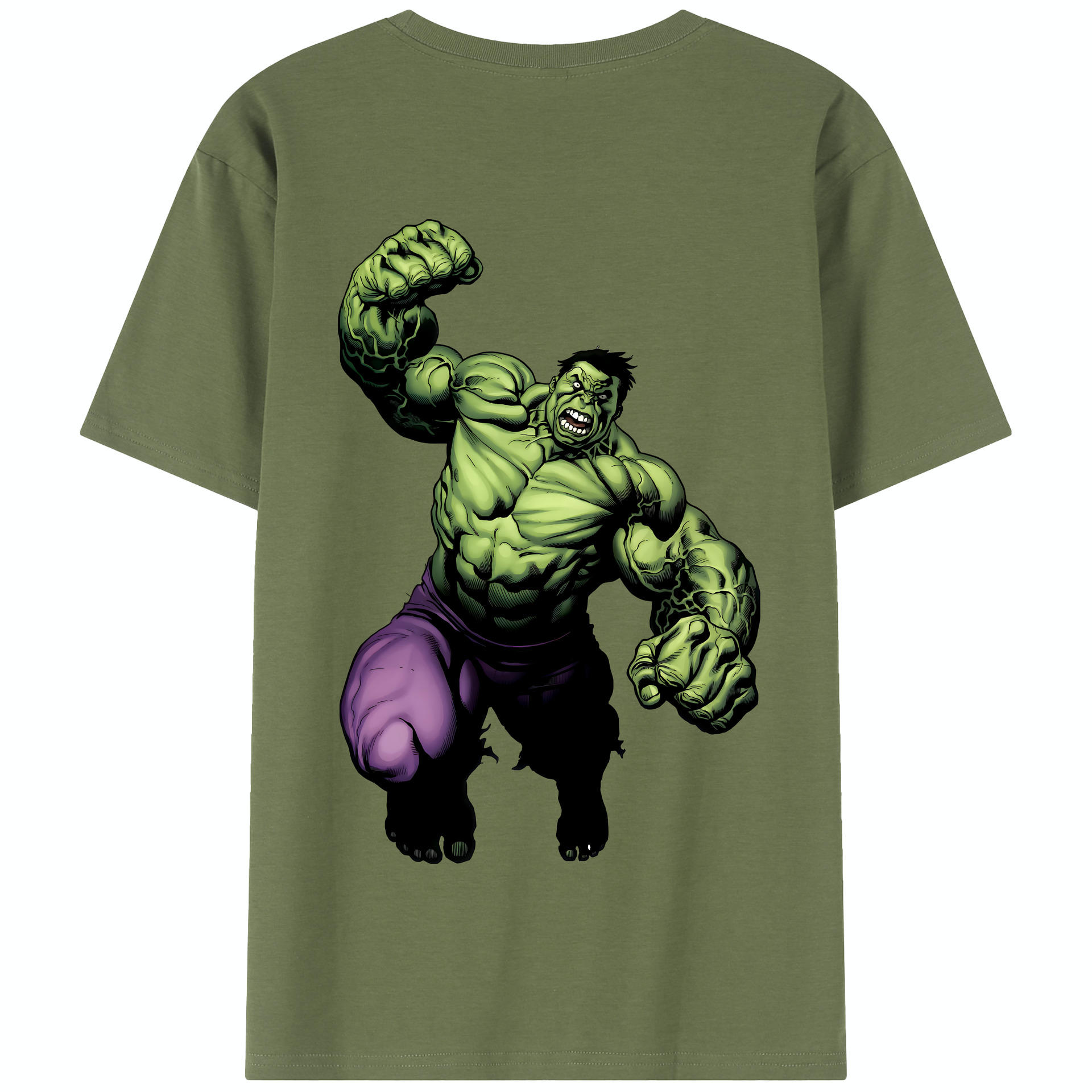 （画像用） アベンジャーズ The Avengers 綿100％半袖Tシャツ（背面プリント）